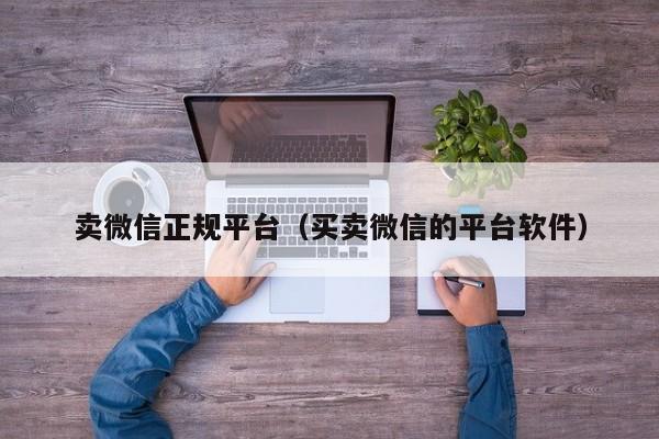卖微信正规平台（买卖微信的平台软件）